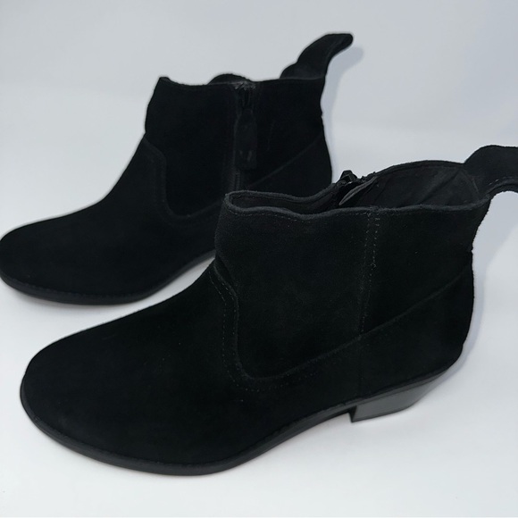NWOB Vionic Joy Vera Black Suede Water-Resistant Orthotic Ankle Boots Booties 6 - Picture 6 of 12